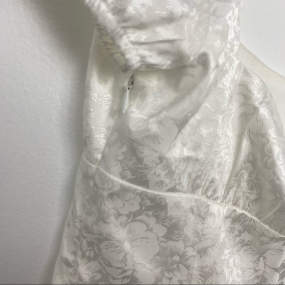 Princess Polly Tyra Mini Dress Sz 6 White Short  Sleeve Bridal Bride Graduation - Picture 5 of 11